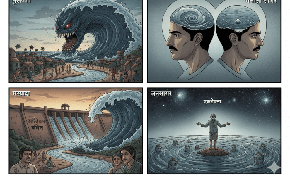 सागर किनारे.....